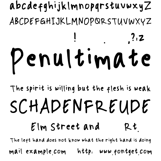 Slee Handwritting Font