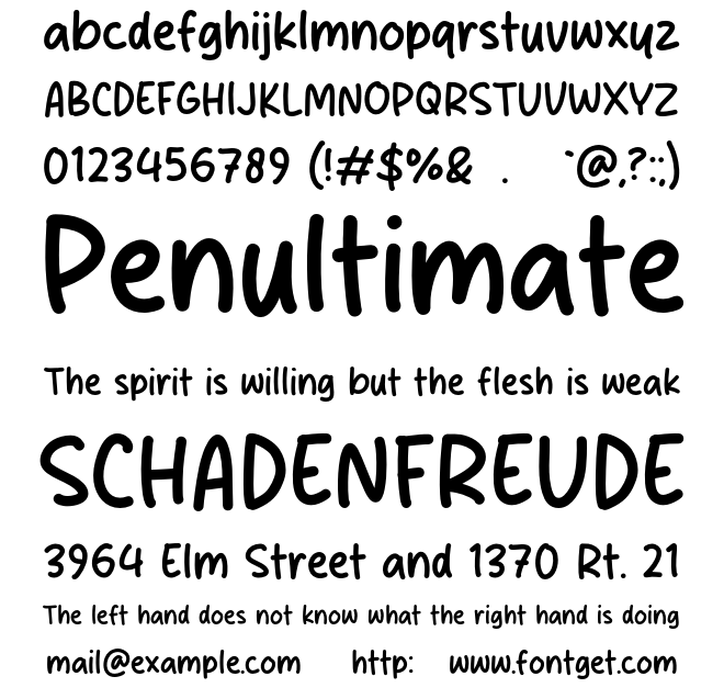 Speak Days Font