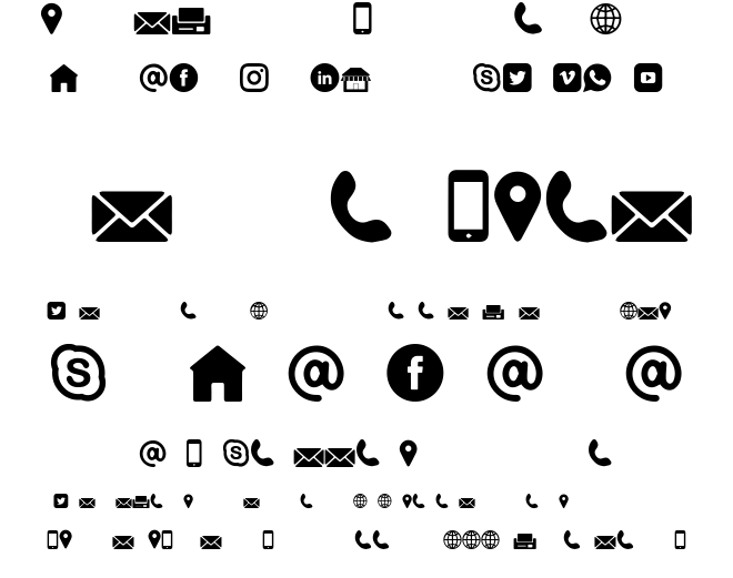 Sufi Adres Ikon Font