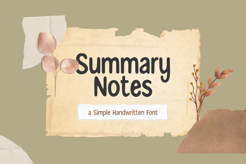 Summary Notes