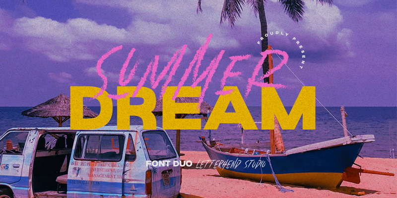 Summer Dream Brush Font FREE Download & Similar Fonts | FontGet