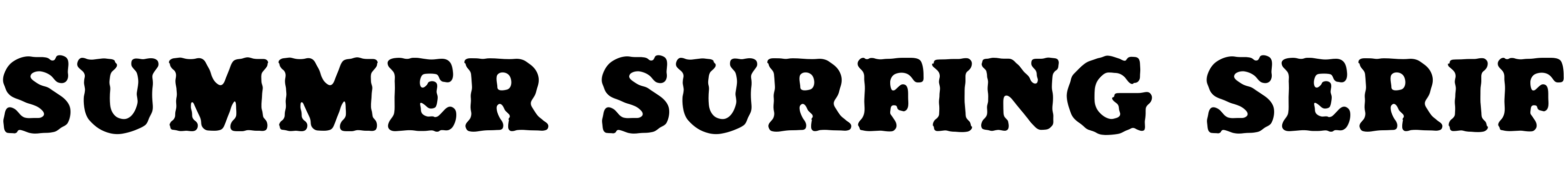 Summer Surfing Serif