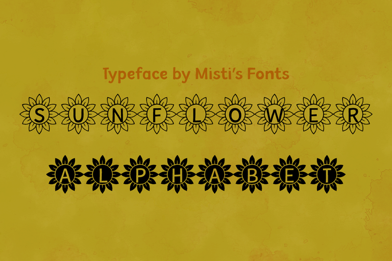 Sunflower Alphabet