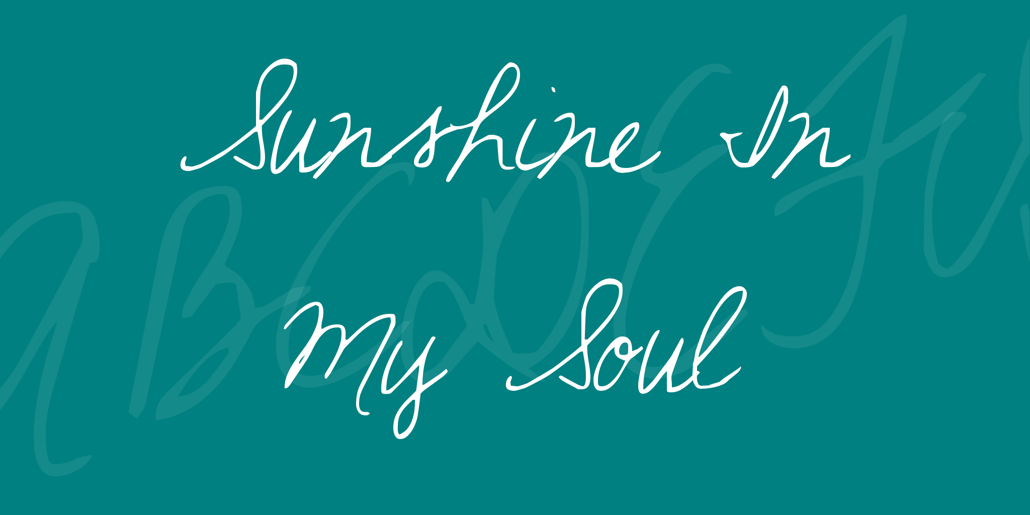 Sunshine In My Soul