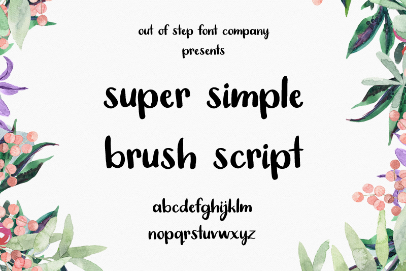 Super Simple Brush Script