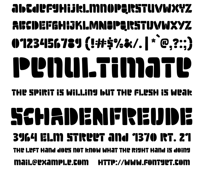 Super Stamped Font