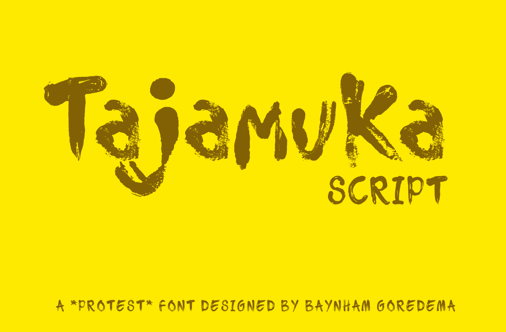 Tajamuka Script