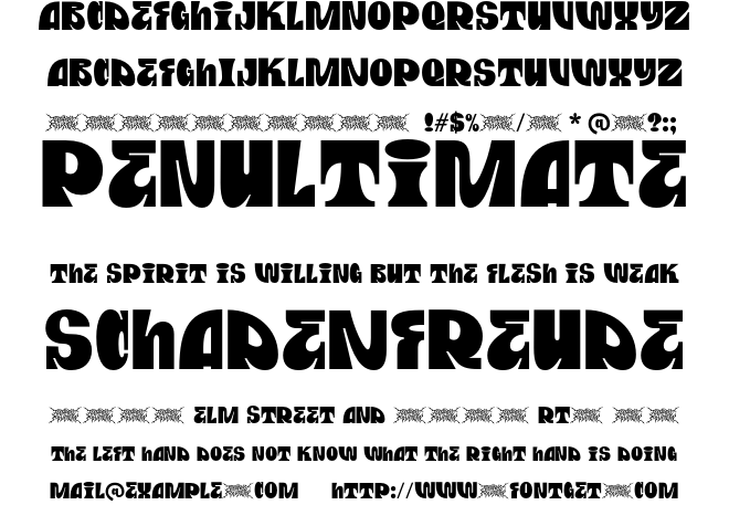 Teenage Replica Font