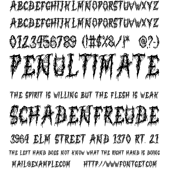 Terror Scream Font