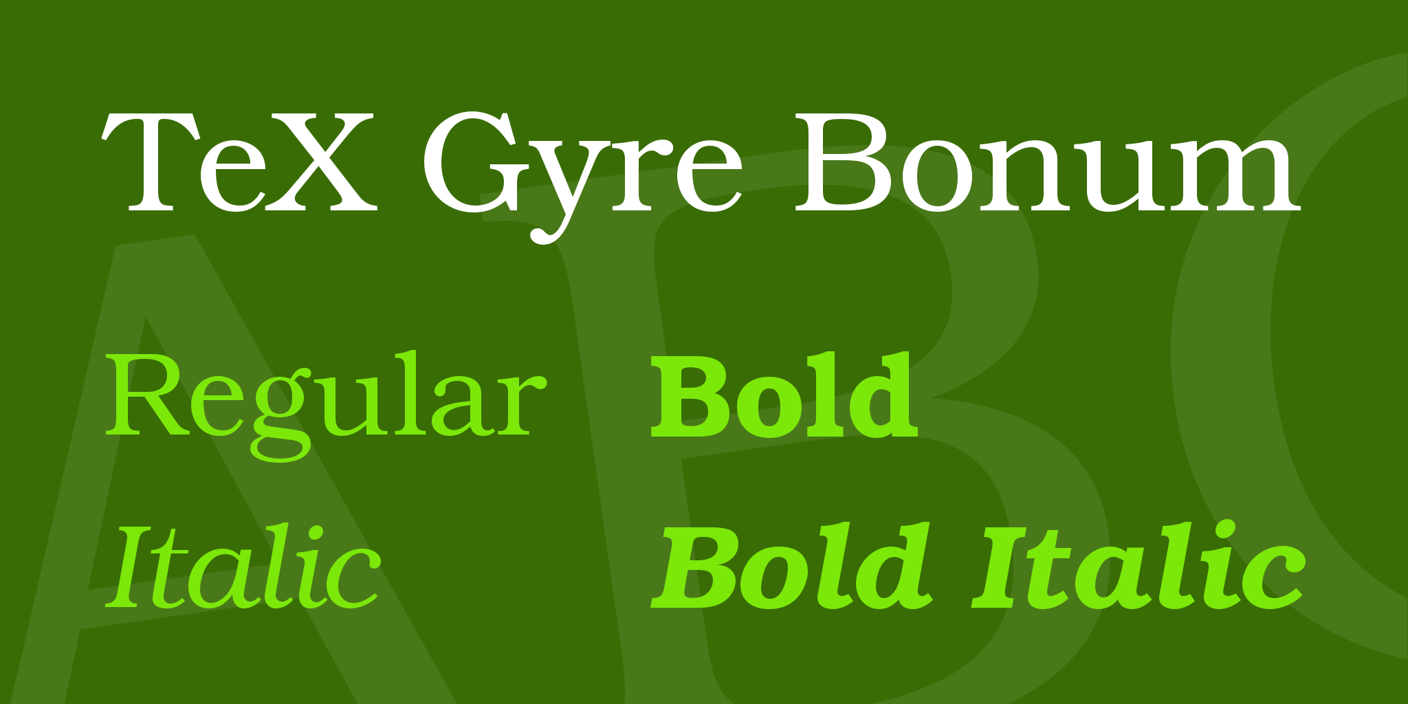 Tex Gyre Bonum