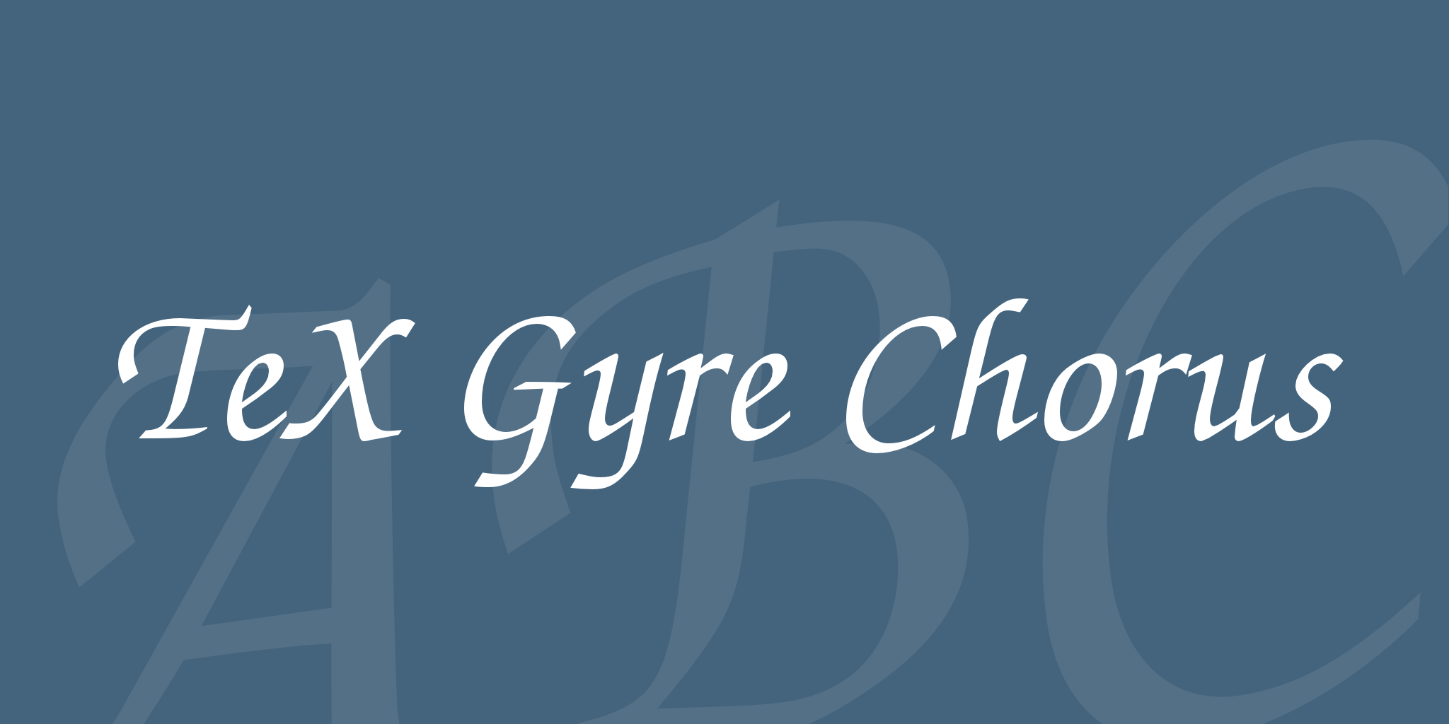 Tex Gyre Chorus