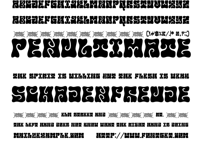 TF Wander Cloud Font