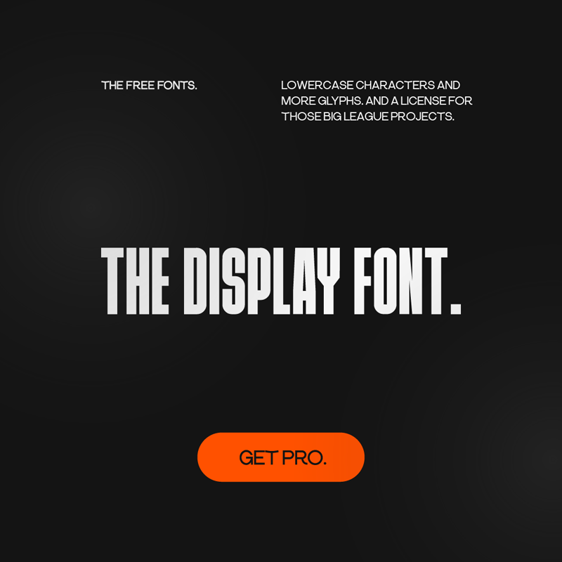 The Display Font