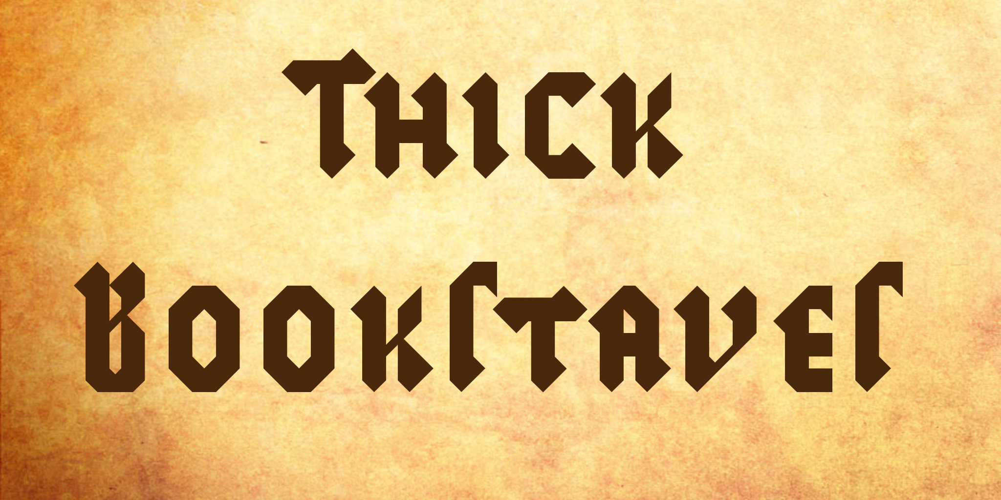 Thick Bookstaves