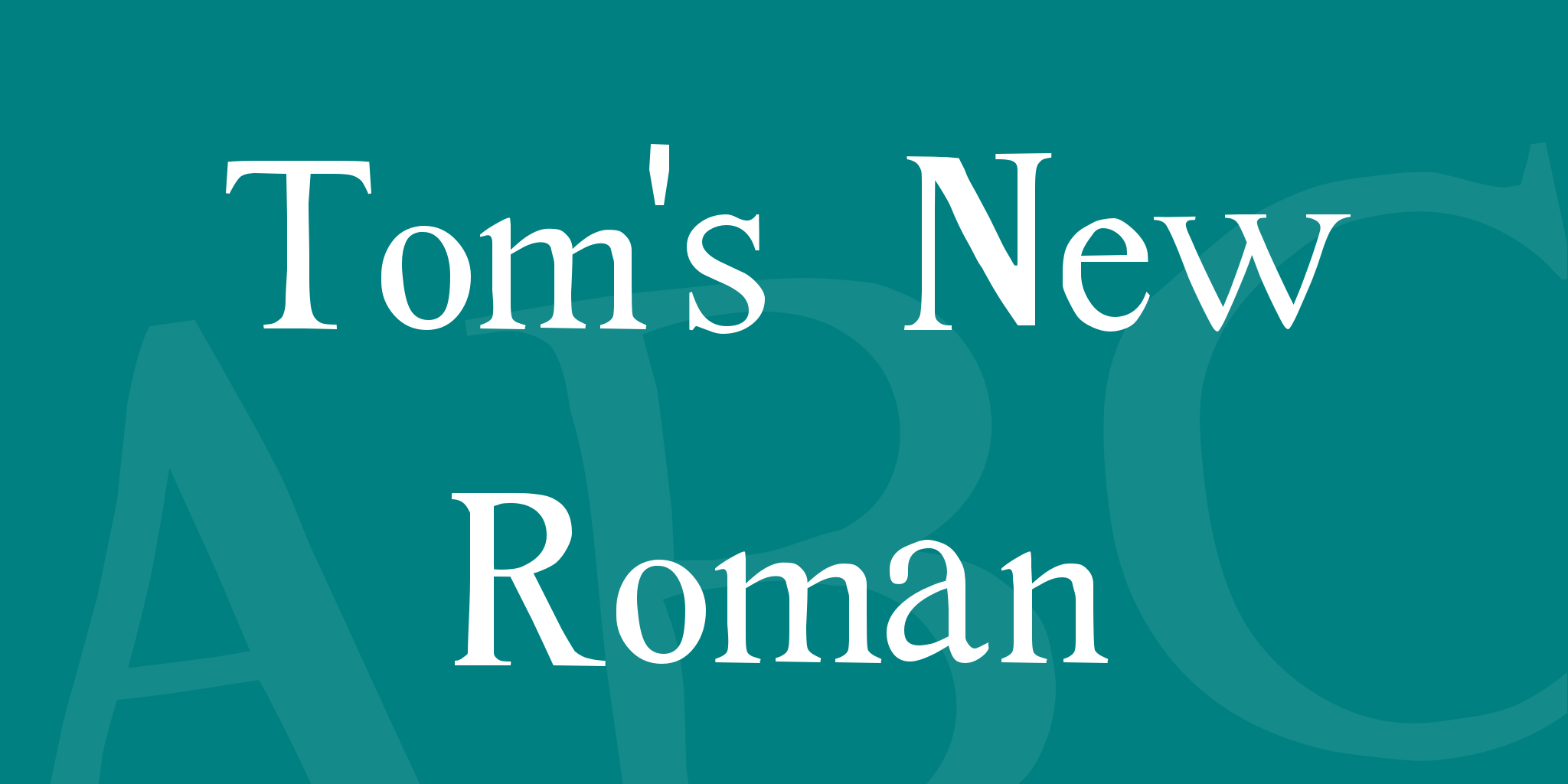 Toms New Roman