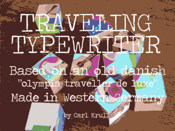 Traveling Typewriter
