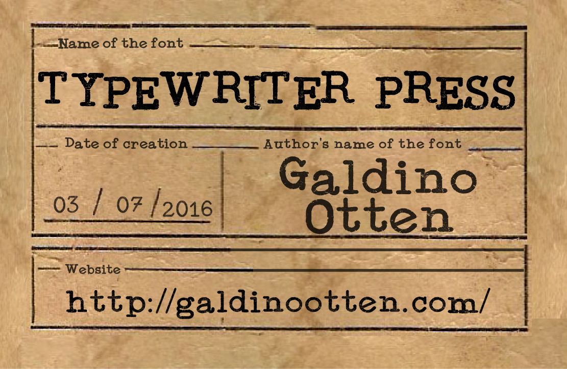 Typewriter Press