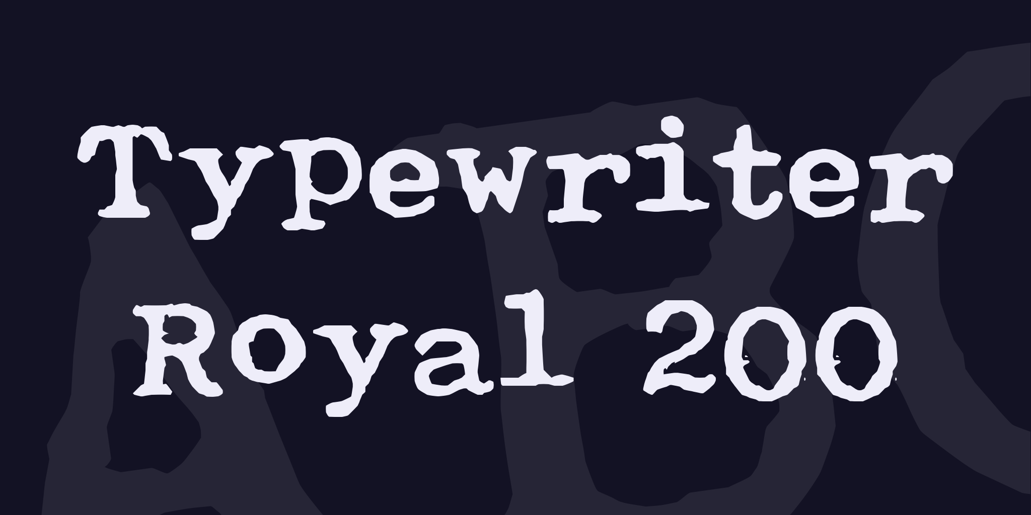 Typewriter Royal 200