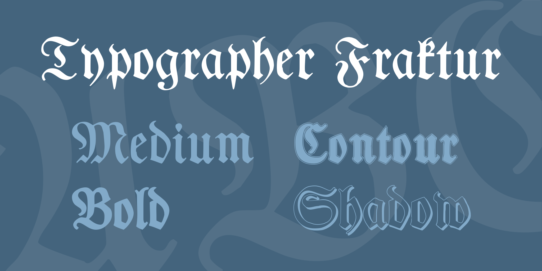 Typographer Fraktur
