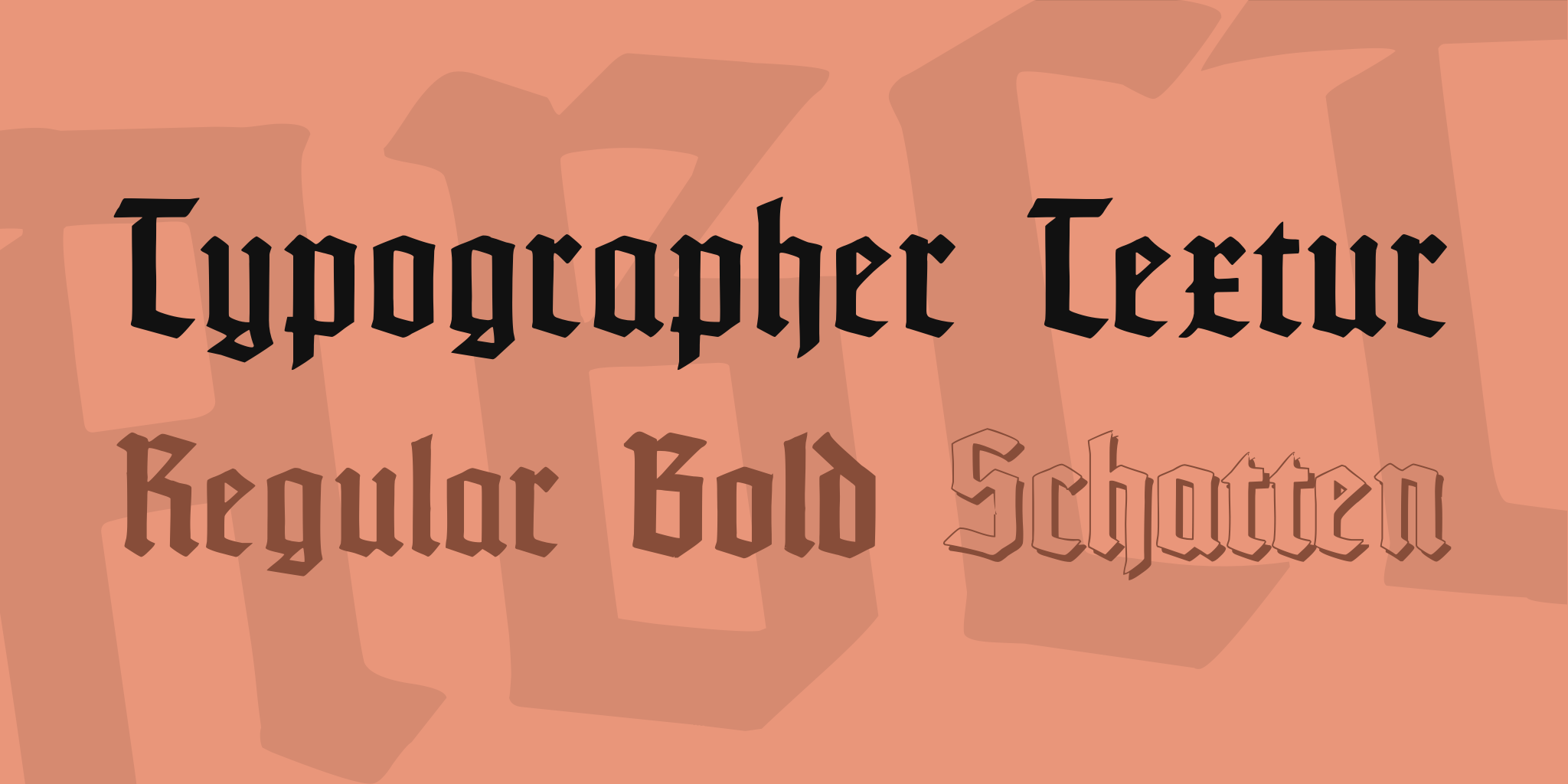 Typographer Textur