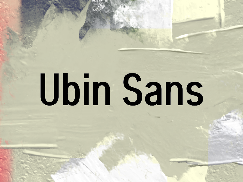 Ubin Sans