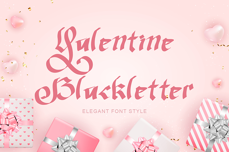 Valentine Blackletter