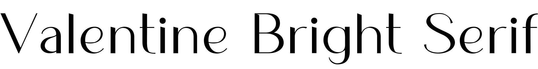 Valentine Bright Serif