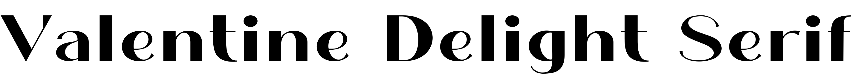 Valentine Delight Serif