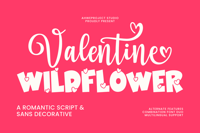 Valentine Wildflower Sans