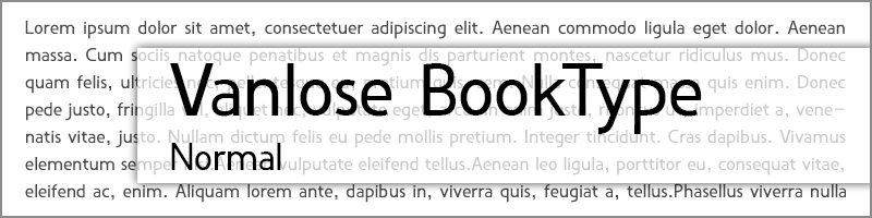Vanlose BookType