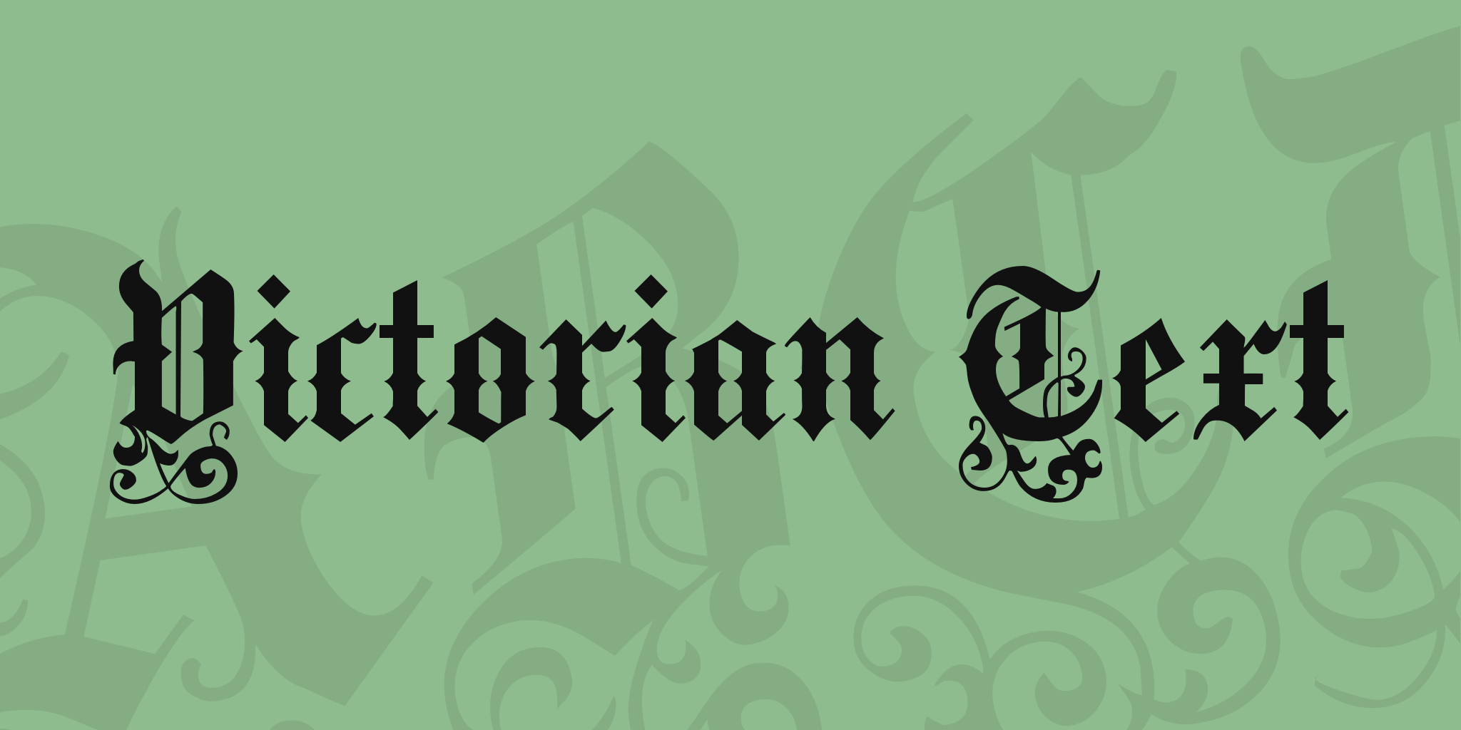 victorian style fonts in word