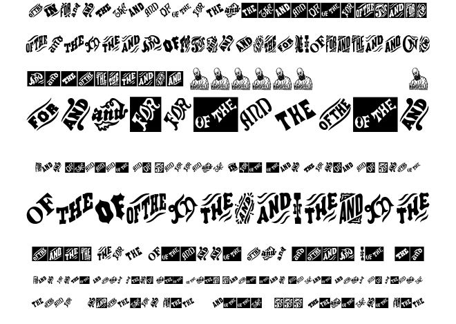 Vintage Catchwords Font