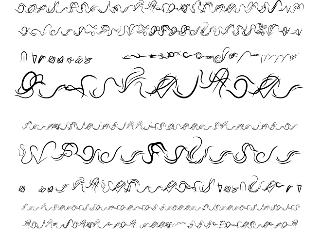 Voidyzian Glyphs Font
