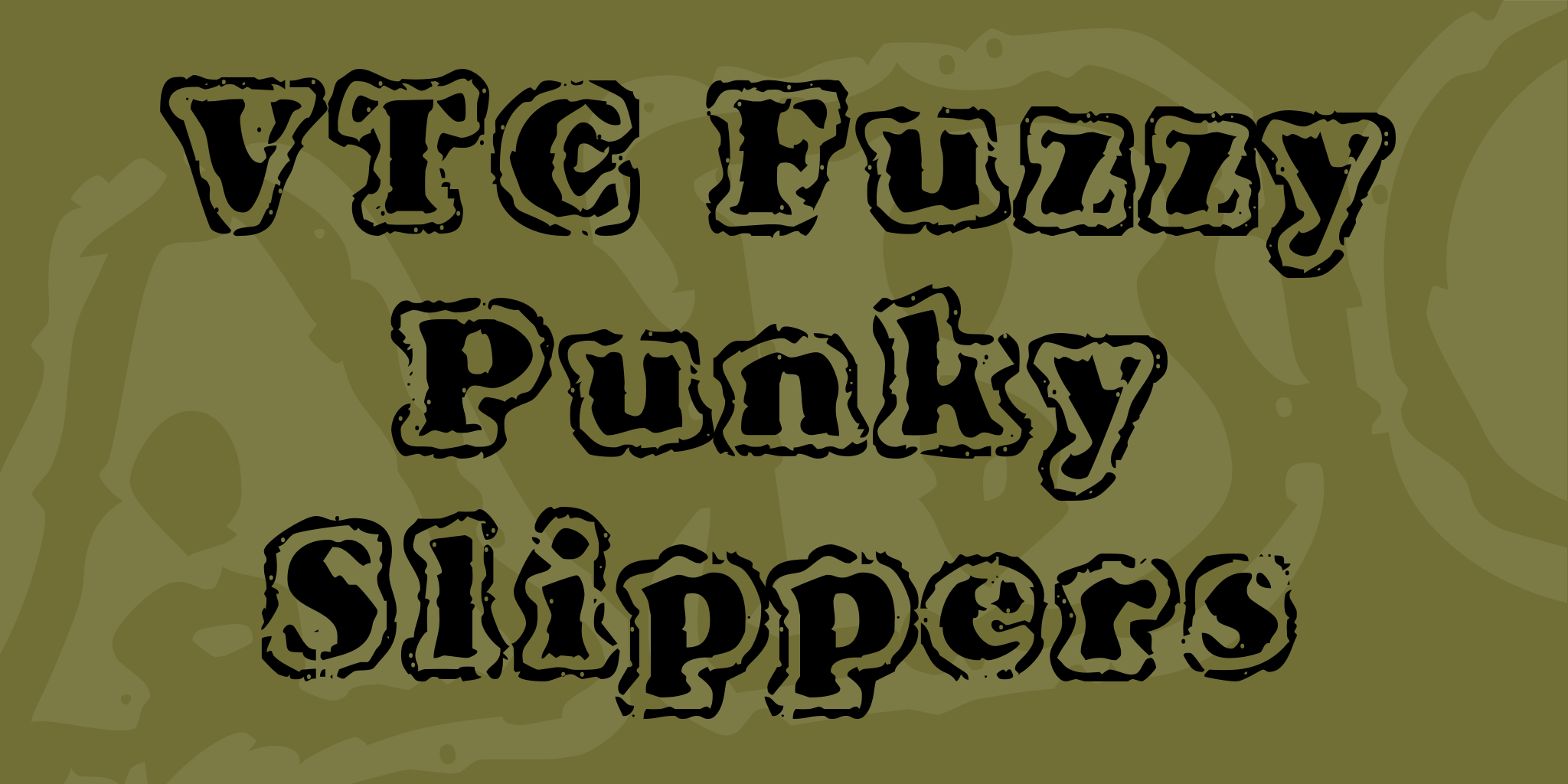 Vtc Fuzzy Punky Slippers