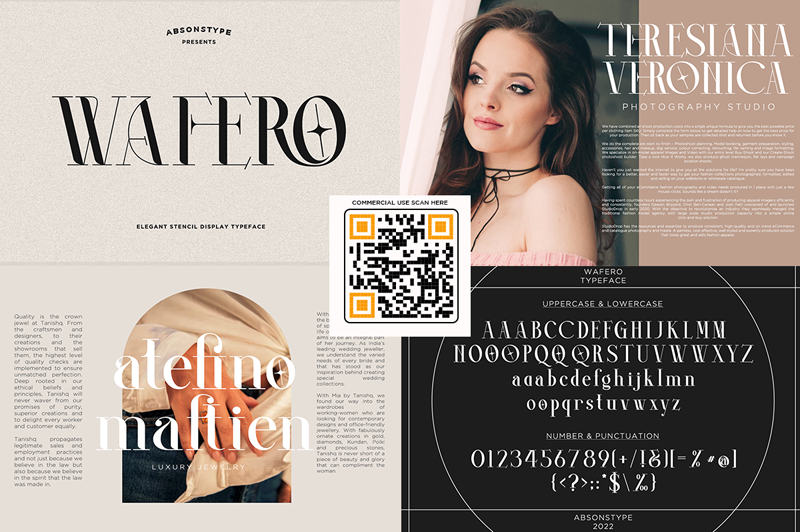 Wafero Font FREE Download & Similar Fonts | FontGet