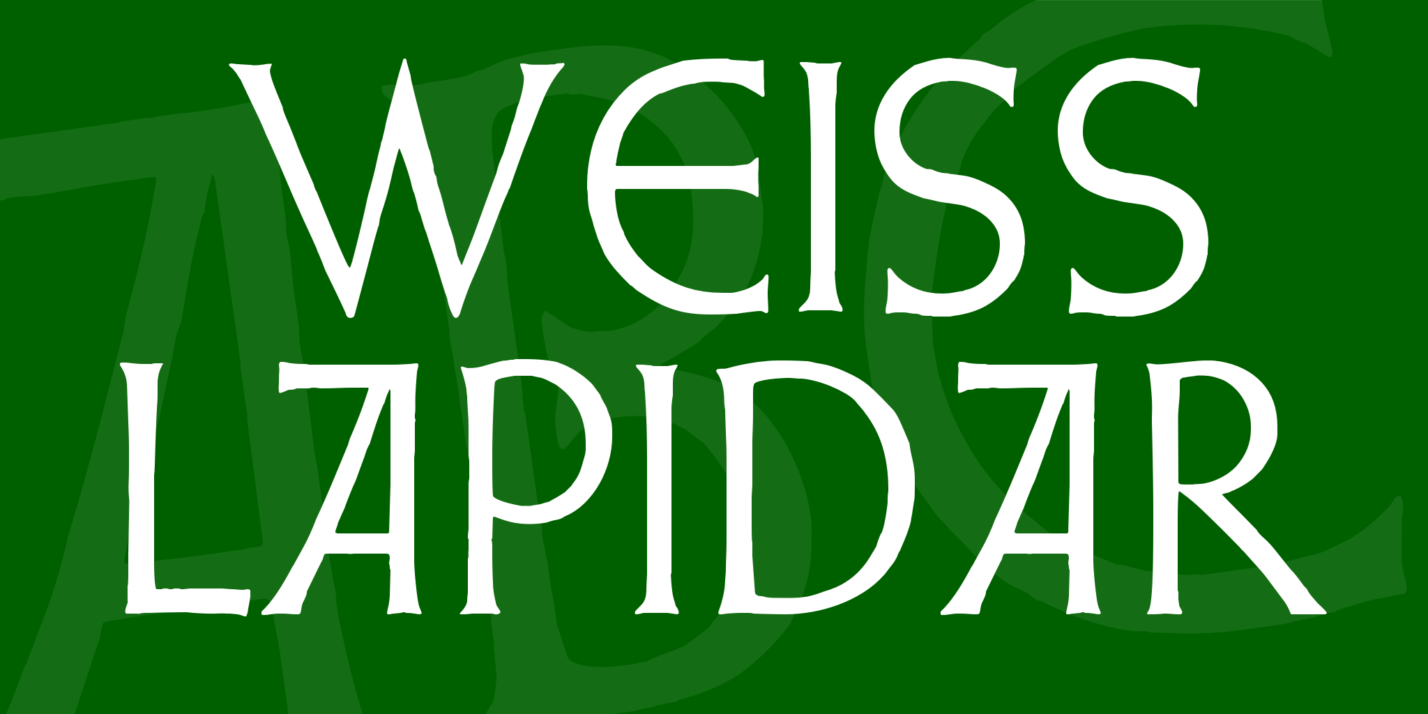 Weiss Lapidar