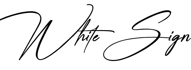 White Sign