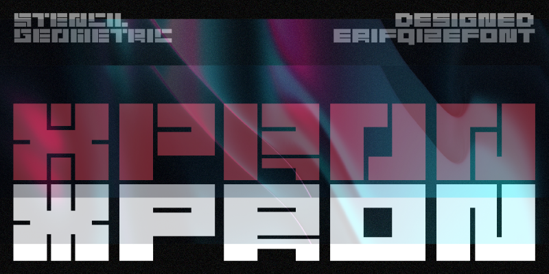 Xpron Stencil Geo