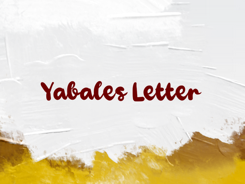 Yabales Letter