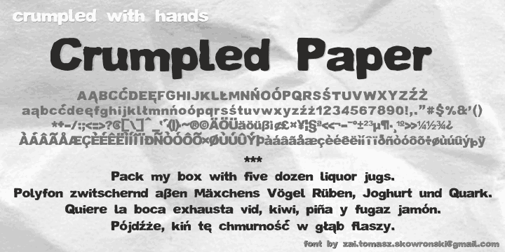 Zai Crumpled Paper
