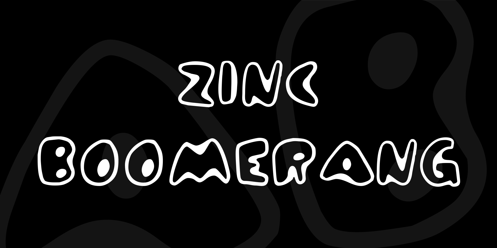 Zinc Boomerang