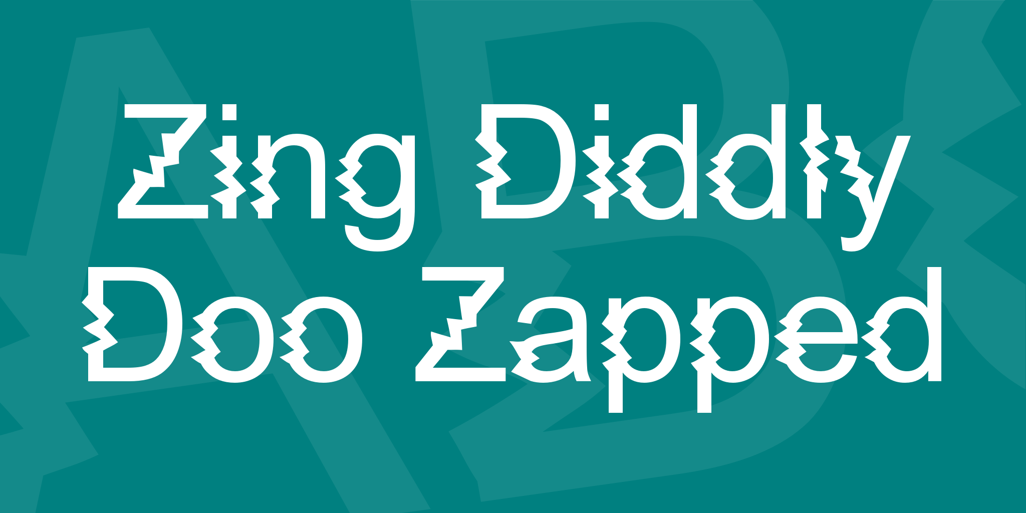 Zing Diddly Doo Zapped