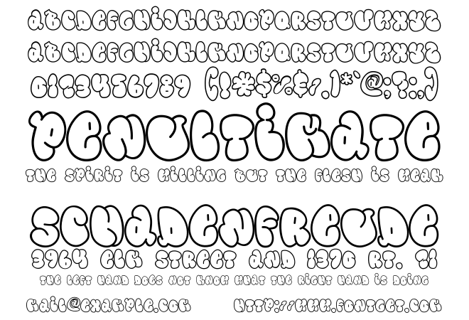 Zybo Pop Font